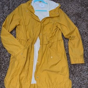 Old Navy Mustard Rain Jacket